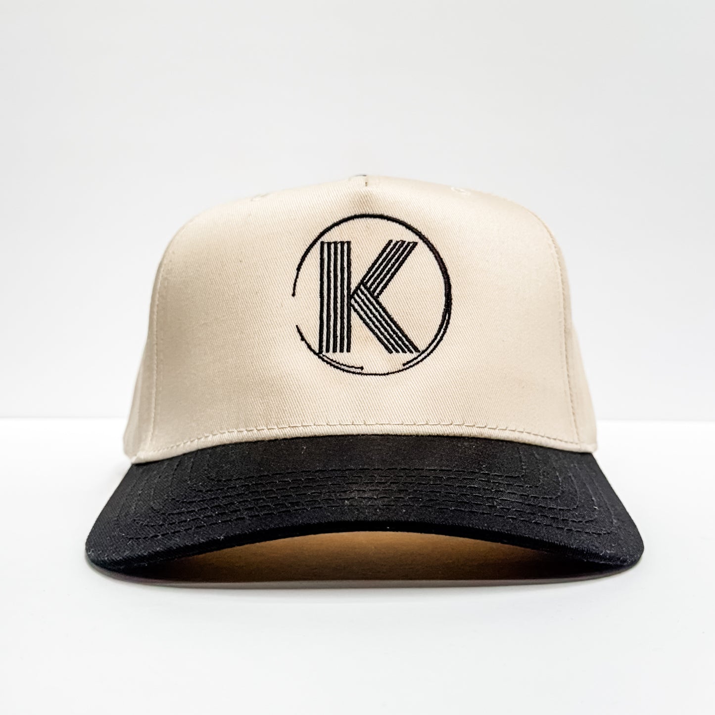 K Logo Round Two Tone Hat