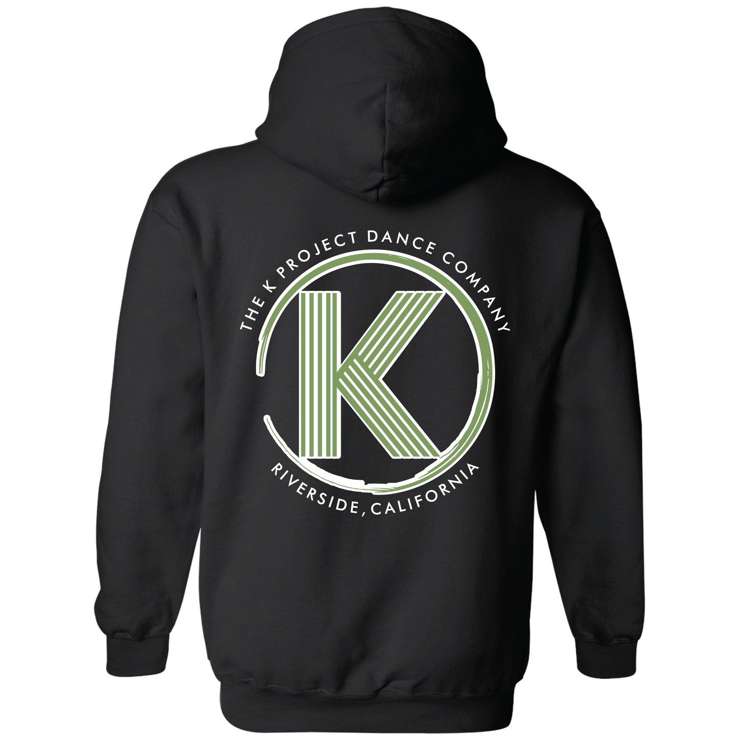 K Pro Round Logo Two Tone Fleece Hoodie