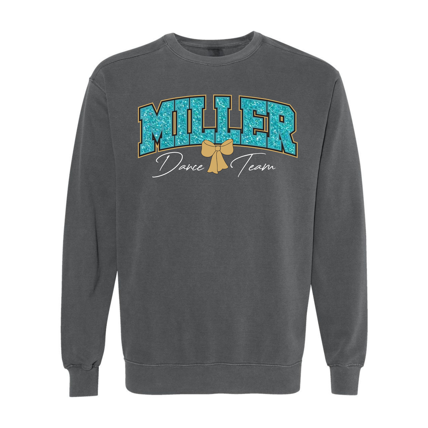 Miller Dance Team Glitter Embroidery Crew