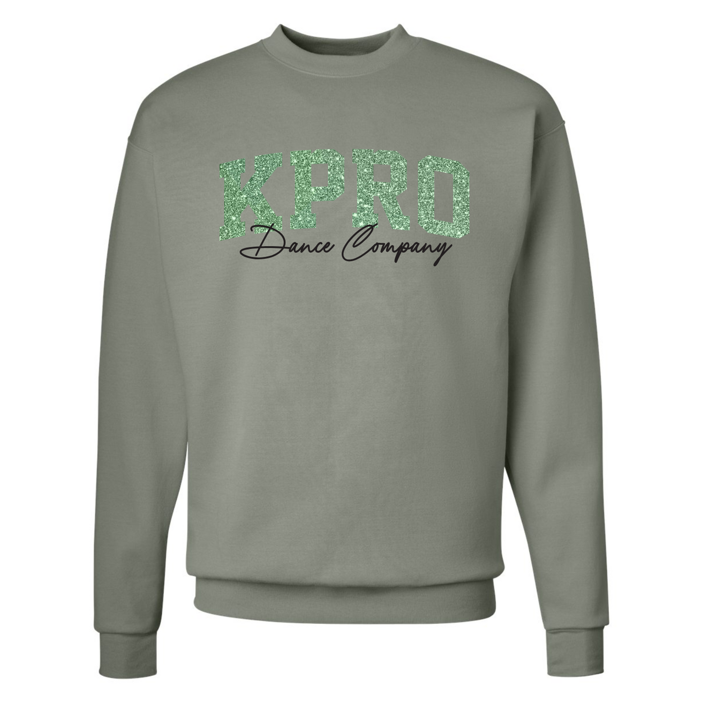 KPro Dance Company Glitter Embroidered Crew - Adult