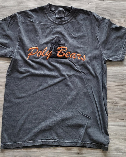 Poly Bears Glitter Embroidery Short Sleeve Tee