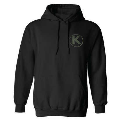 K Pro Logo Sage Bling Hoodie