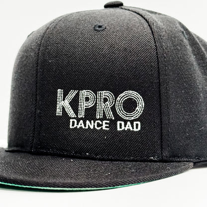 K Pro Logo Dance Dad Flatbill Full Backing