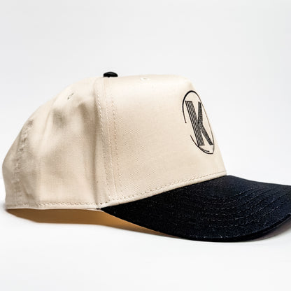 K Logo Round Two Tone Hat