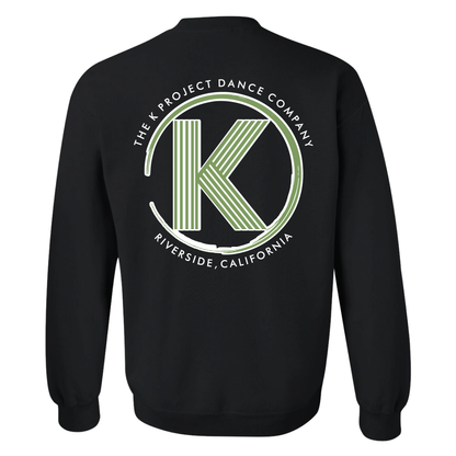 K Project Round Logo Two Tone Fleece Sweatshirt