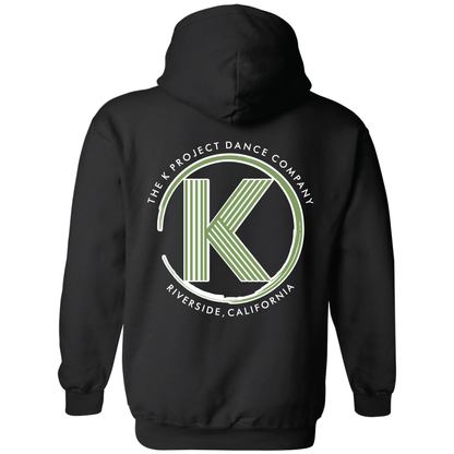K Pro Round Logo Two Tone Fleece Hoodie