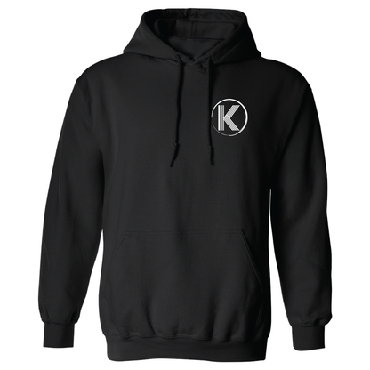 K Pro Round Logo Fleece Hoodie *EMBROIDERED*