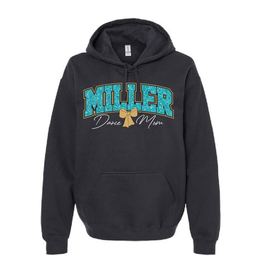 Miller Dance Mom Glitter Embroidery Hoodie