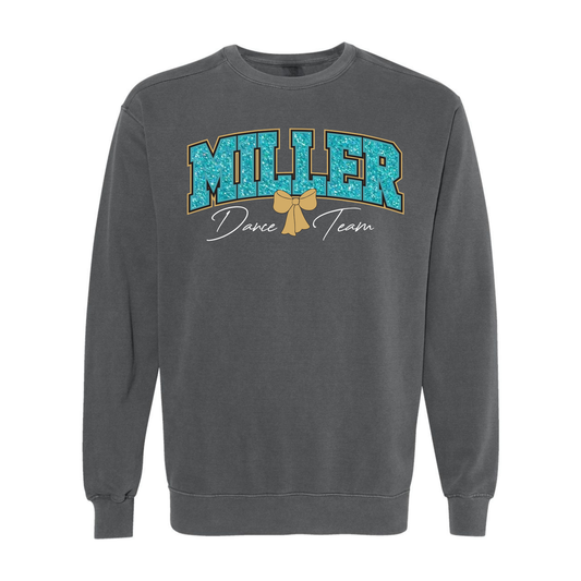 Miller Dance Team Glitter Embroidery Crew