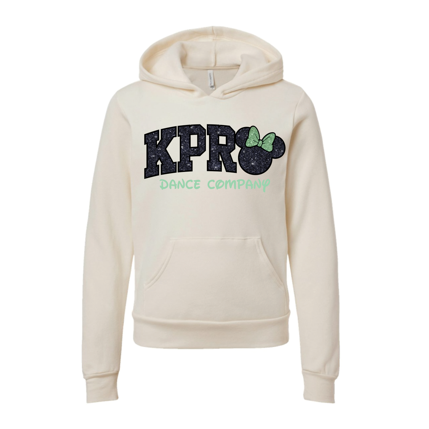 KPro Glitter Embroidered Mouse Hoodie - Youth