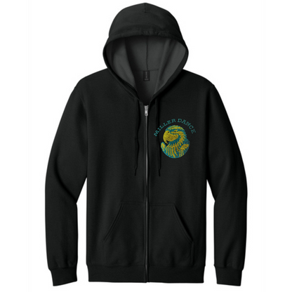 Miller Dance Team Two Sided Bling Zipper